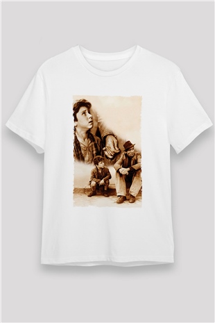 Bisiklet Hırsızları - Bicycle Thieves Baskılı Beyaz Tshirt