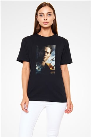 Boyun Eğmez (Unbroken) Baskılı Siyah T-Shirt