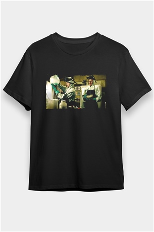 Breaking Bad Baskılı Siyah T-shirt