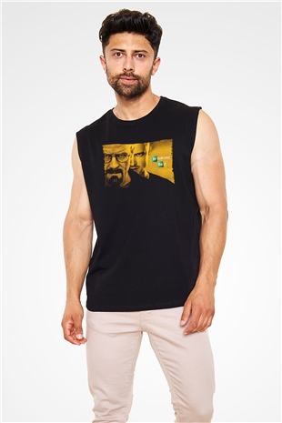 Unisex Breaking Bad Siyah Unisex Kolsuz Tshirt