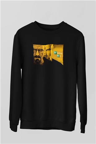 Unisex Breaking Bad Siyah Unisex Sweatshirt