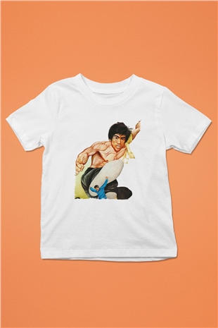 Unisex Büyük Patron (The Big Boss) Baskılı Beyaz Çocuk Tshirt
