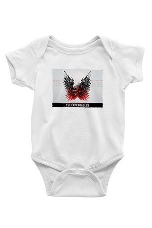 Unisex Cehennem Melekleri - The Expendables Baskılı Bebek Body - Zıbın