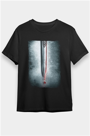 Cesur Yürek (Braveheart) Baskılı Siyah T-shirt