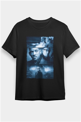 Devlet Düşmanı (Enemy of the State) Baskılı Siyah Tshirt