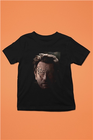 Unisex Doktor Uyku (Doctor Sleep) Baskılı Siyah Çocuk Tshirt