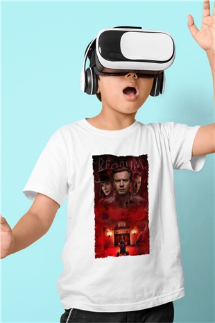 Unisex Doktor Uyku - Doctor Sleep Baskılı Beyaz Çocuk Tshirt