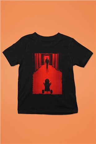 Unisex Doktor Uyku (Doctor Sleep) Baskılı Siyah Çocuk Tişört