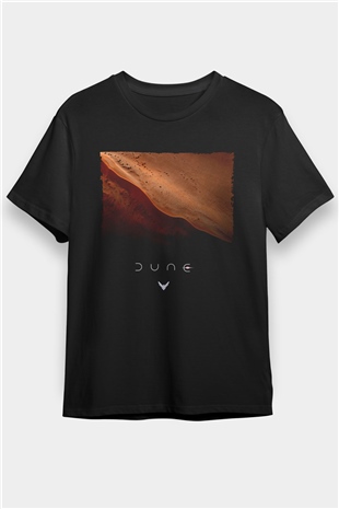 Dune Çöl Gezegeni (Dune) Baskılı Siyah Tişört