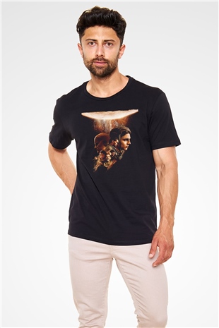 Dune Part Two Baskılı Siyah T-Shirt