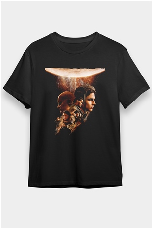 Dune Part Two Baskılı Siyah T-Shirt
