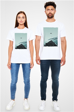 Dunkirk Baskılı Beyaz Tshirt