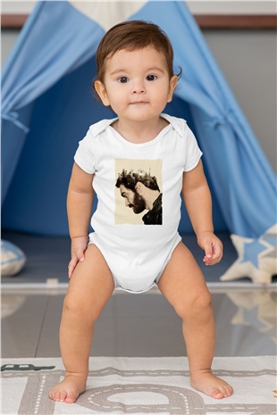 Unisex Düşman (Enemy) Baskılı Bebek Body - Zıbın