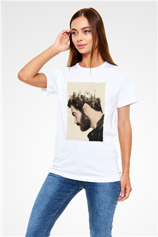 Düşman (Enemy) Baskılı Beyaz Tshirt