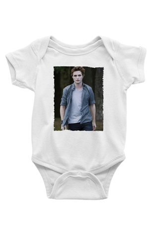 Unisex Edward Cullen Baskılı Bebek Body - Zıbın