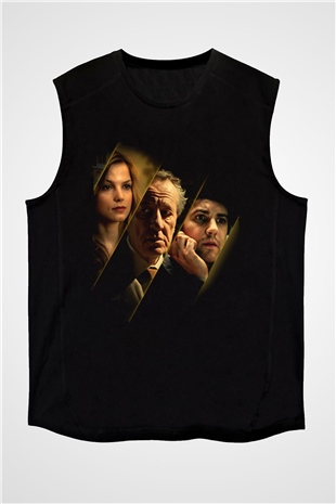 Unisex En İyi Teklif (The Best Offer) Baskılı Siyah Kolsuz T-shirt
