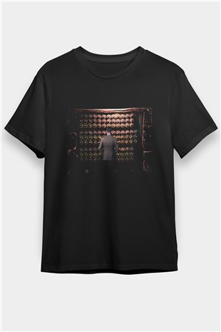 Enigma (The Imitation Game) Baskılı Siyah T-Shirt