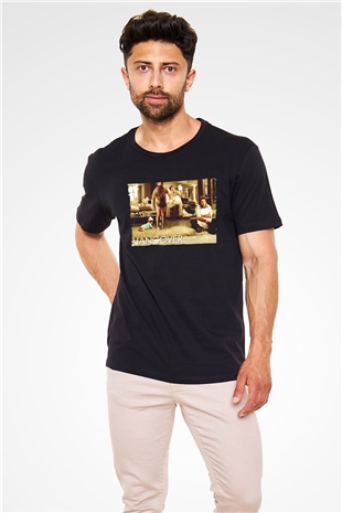 Felekten Bir Gece (The Hangover) Baskılı Siyah Tshirt