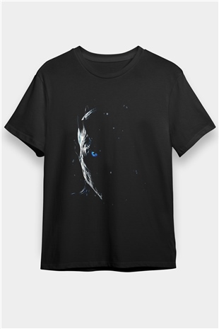 Game of Thrones Baskılı Siyah T-shirt