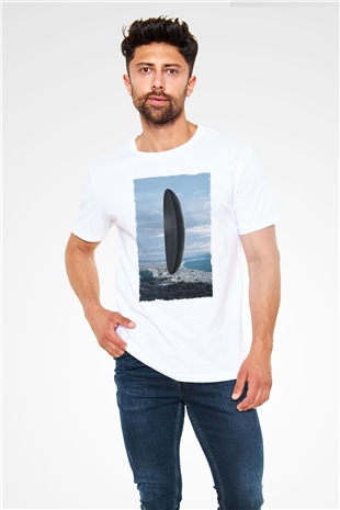 Geliş Arrival Baskılı Beyaz Tshirt