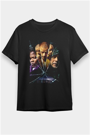 Glass Baskılı Siyah Tshirt