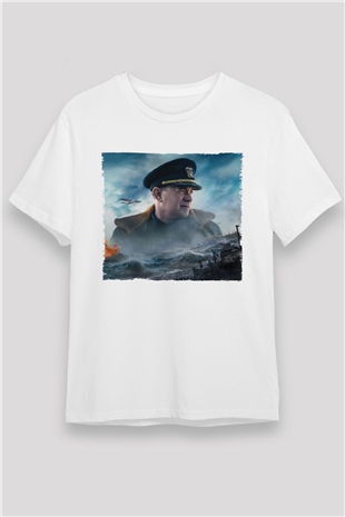 Greyhound Baskılı Beyaz T-shirt