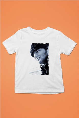 Unisex Guguk Kuşu (One Flew Over the Cuckoos Nest) Baskılı Beyaz Çocuk Tshirt