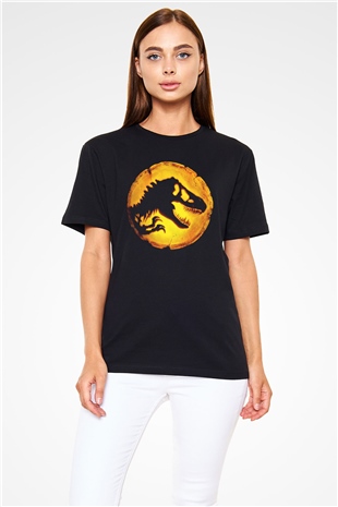 Hâkimiyet (Jurassic World Dominion) Baskılı Siyah Tshirt