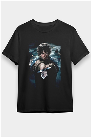 Hobbit Beş Ordunun Savaşı (The Hobbit The Battle of the Five Armies) Baskılı Siyah Tshirt
