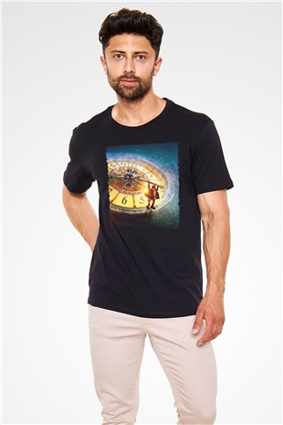 Hugo Baskılı Siyah Tshirt