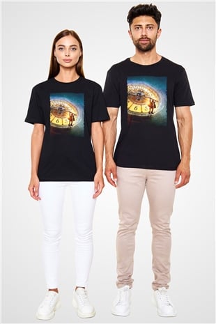 Hugo Baskılı Siyah Tshirt