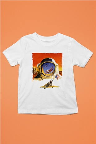 Unisex Hükmedenler - Capricorn Baskılı Beyaz Çocuk Tshirt