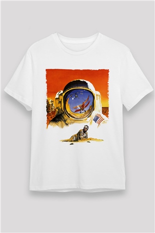 Hükmedenler - Capricorn Baskılı Beyaz Tshirt