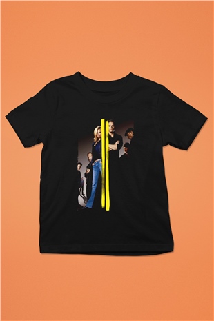 Unisex İtalyan İşi (The Italian Job) Baskılı Siyah Çocuk Tişört
