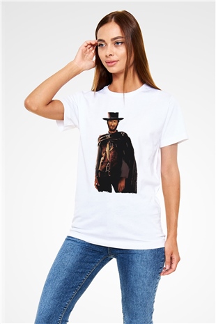 İyi, Kötü ve Çirkin (The Good, the Bad and the Ugly) Baskılı Beyaz Tshirt