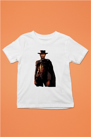 Unisex İyi, Kötü ve Çirkin (The Good, the Bad and the Ugly) Baskılı Beyaz Çocuk Tshirt