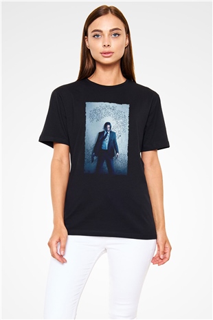 John Wick Baskılı Siyah T-Shirt