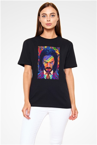 John Wick Serisi (John Wick) Baskılı Siyah T-Shirt