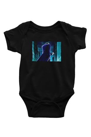 Unisex Joker Baskılı Siyah Çocuk Unisex Tişört