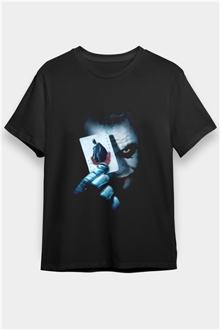 Joker Baskılı Siyah T-Shirt