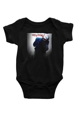 Unisex Joker Siyah Çocuk Unisex Tshirt
