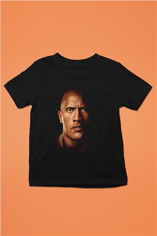 Unisex Jumanji Vahşi Orman (Jumanji Welcome to the Jungl‪e‬) Baskılı Siyah Çocuk Tshirt