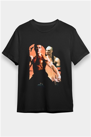 Kansporu (Bloodsport) Baskılı Siyah Tshirt