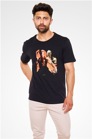 Kansporu (Bloodsport) Baskılı Siyah Tshirt