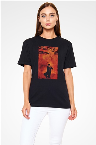 Kanunun Kuvveti (The French Connection) Baskılı Siyah Tshirt