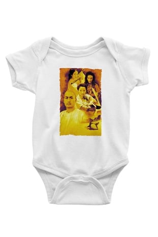 Unisex Kaplan ve Ejderha - Crouching Tiger, Hidden Dragon Baskılı Bebek Body - Zıbın