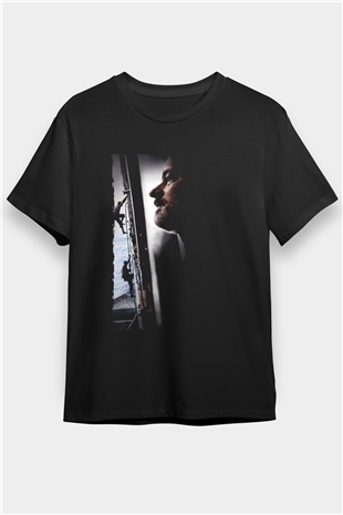 Kaptan Phillips (Captain Phillips) Baskılı Siyah T-shirt