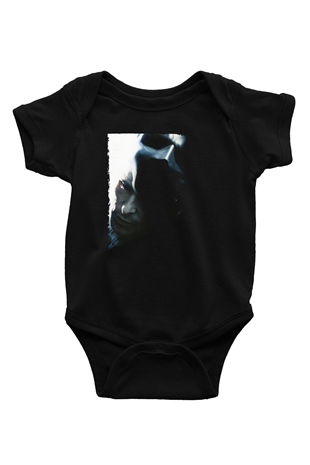 Unisex Kara Şövalye (The Dark Knight) Baskılı Siyah Çocuk Unisex Tişört
