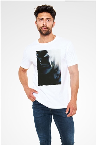 Kara Şövalye (The Dark Knight) Baskılı Beyaz T-shirt