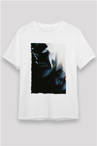Kara Şövalye (The Dark Knight) Baskılı Beyaz T-shirt